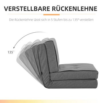 HOMCOM Schlafsofa Bodensofa