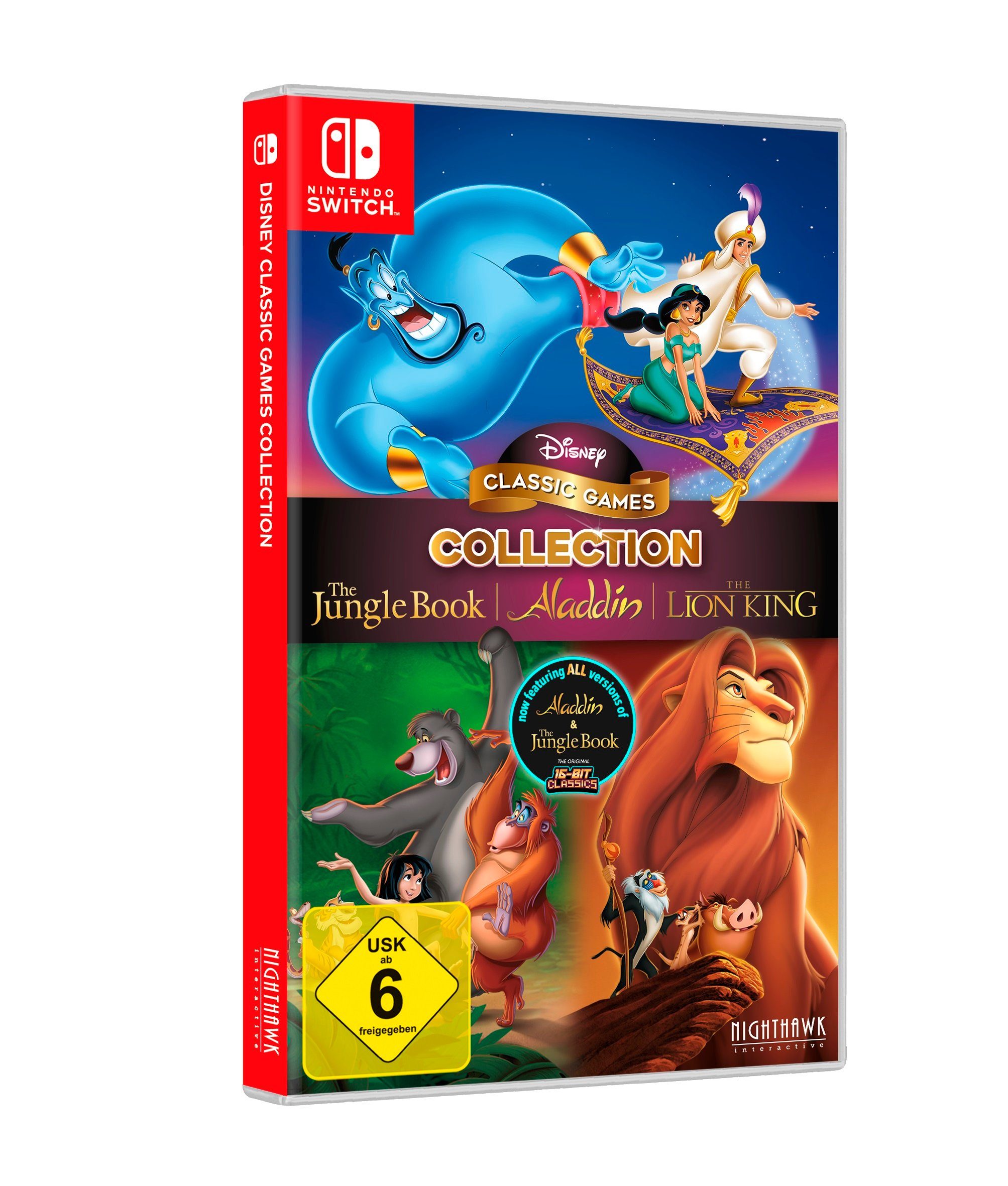 Disney Classic Games - Jungle Book, Aladdin, Lion King Nintendo Switch