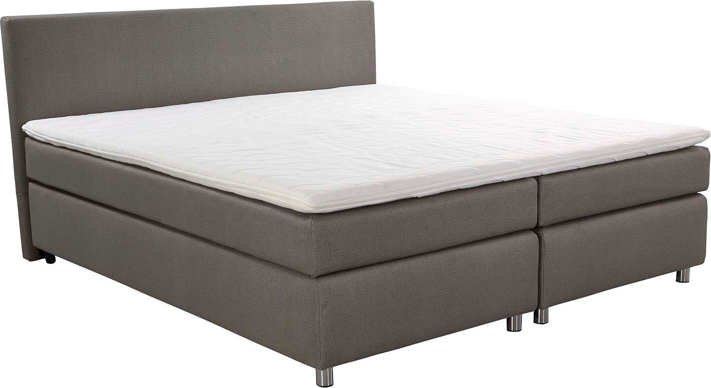 Jockenhöfer Gruppe Boxbett ALTONA inkl. Bonnell-Federkernmattratze H2, mit PUR-Schaum-Topper, Microfaserstoff, 140/180 cm x 200 cm – Bild 2 von 5