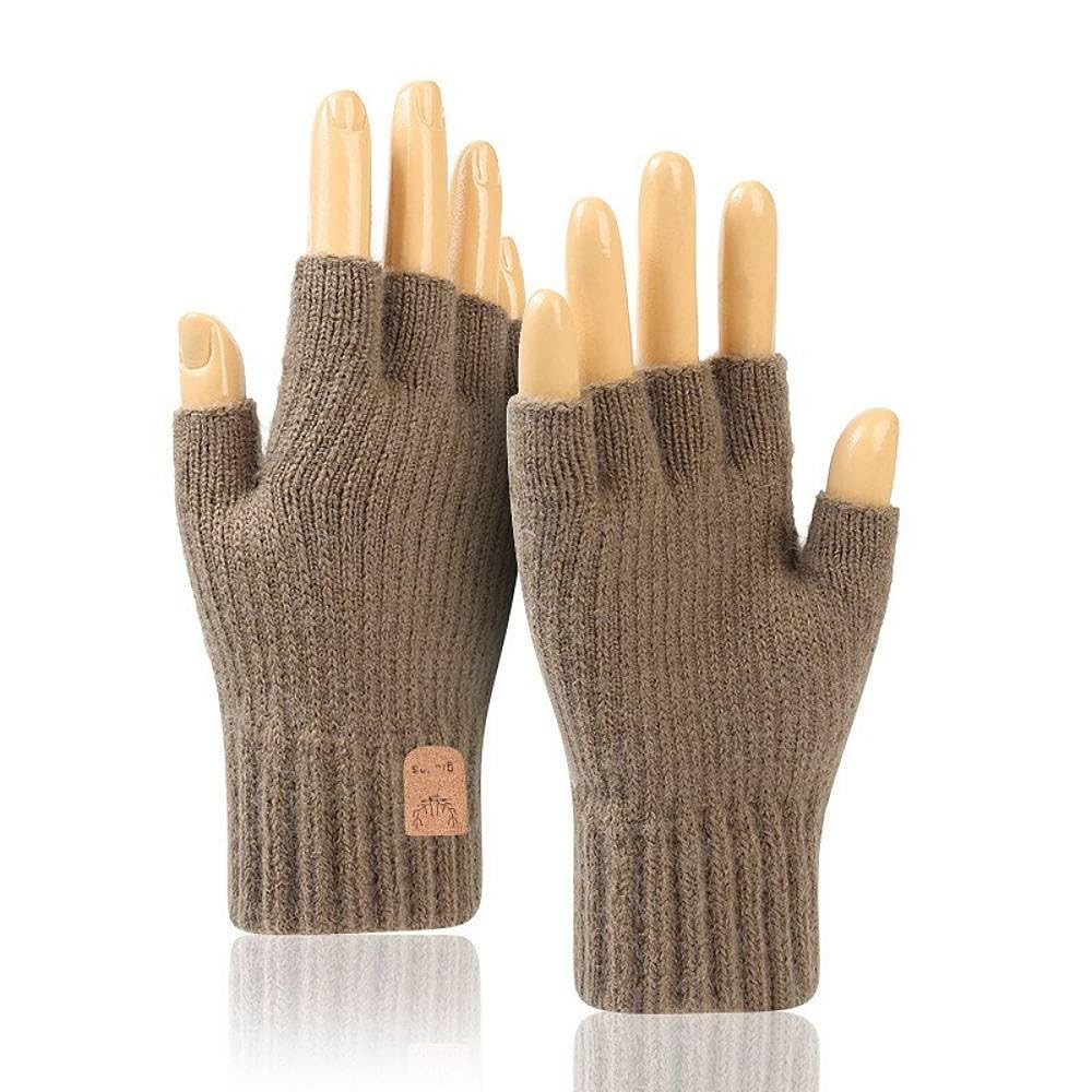 Coonoor Strickhandschuhe Winterhandschuhe mit Fleecefutter,Touchscreen Ther günstig online kaufen
