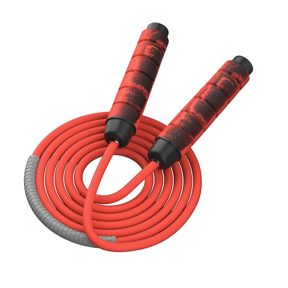 Springseil 3m Springseil, Rutschfestes Fitness Trainingsseile mit 360°-Kugellager