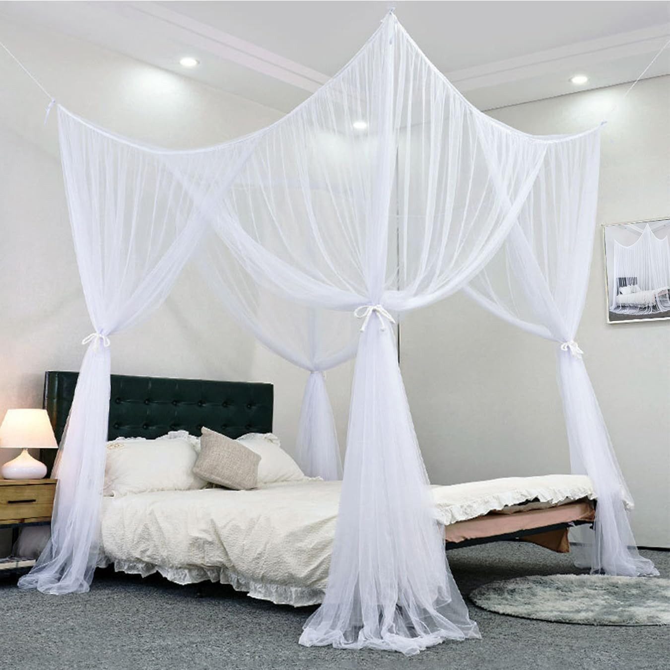 Coonoor Moskitonetz Doppelbett und Einzelbett-210x190x240 cm günstig online kaufen