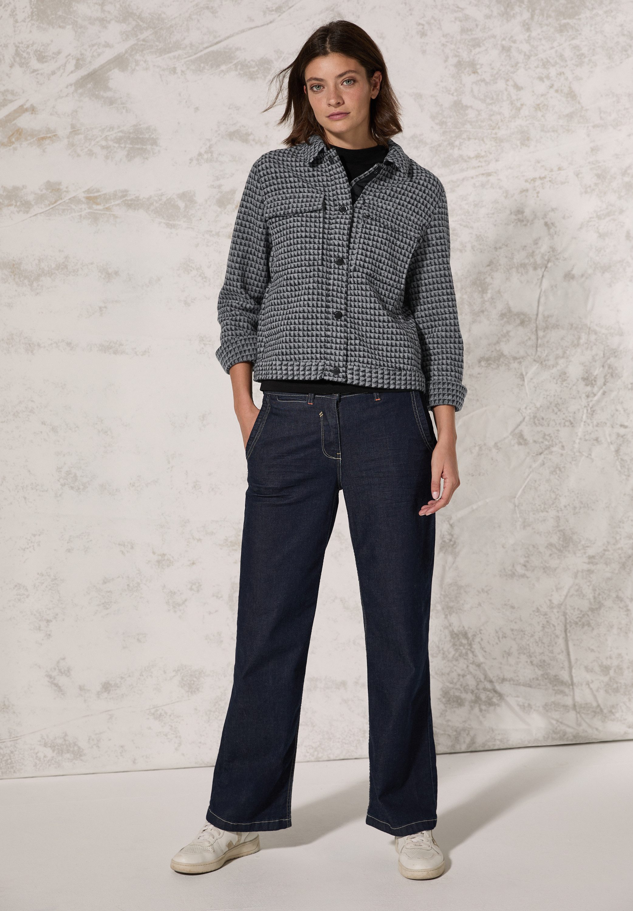 CECIL Kurzjacke Jacquard