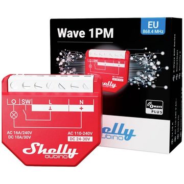 Shelly UP-Relais max. 16 A, 1 Kanal, Messfunktion, Smart-Home-Steuerelement, mit Messfunktion