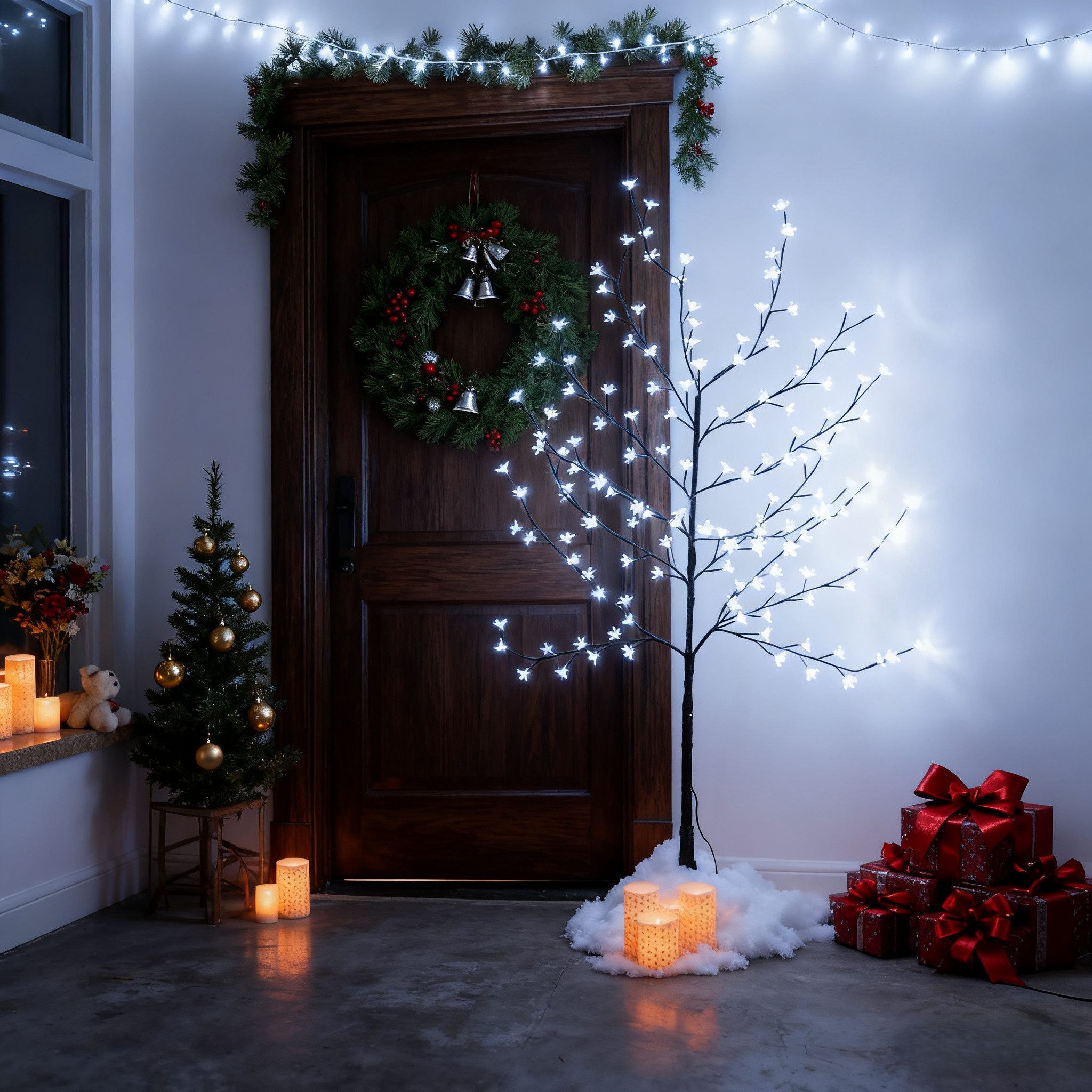 CCLIFE LED Baum Led Lichterbaum Indoor Weihnachtsbaum, Kirschblütenbaum Lic günstig online kaufen