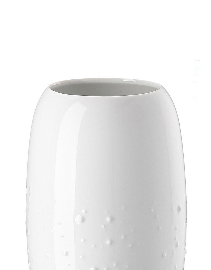 Verarbeitung Porzellan, Tischvase 20 aus Vase Vase), Rosenthal cm weißem "Vesi Droplets" (Einzelne hochwertige