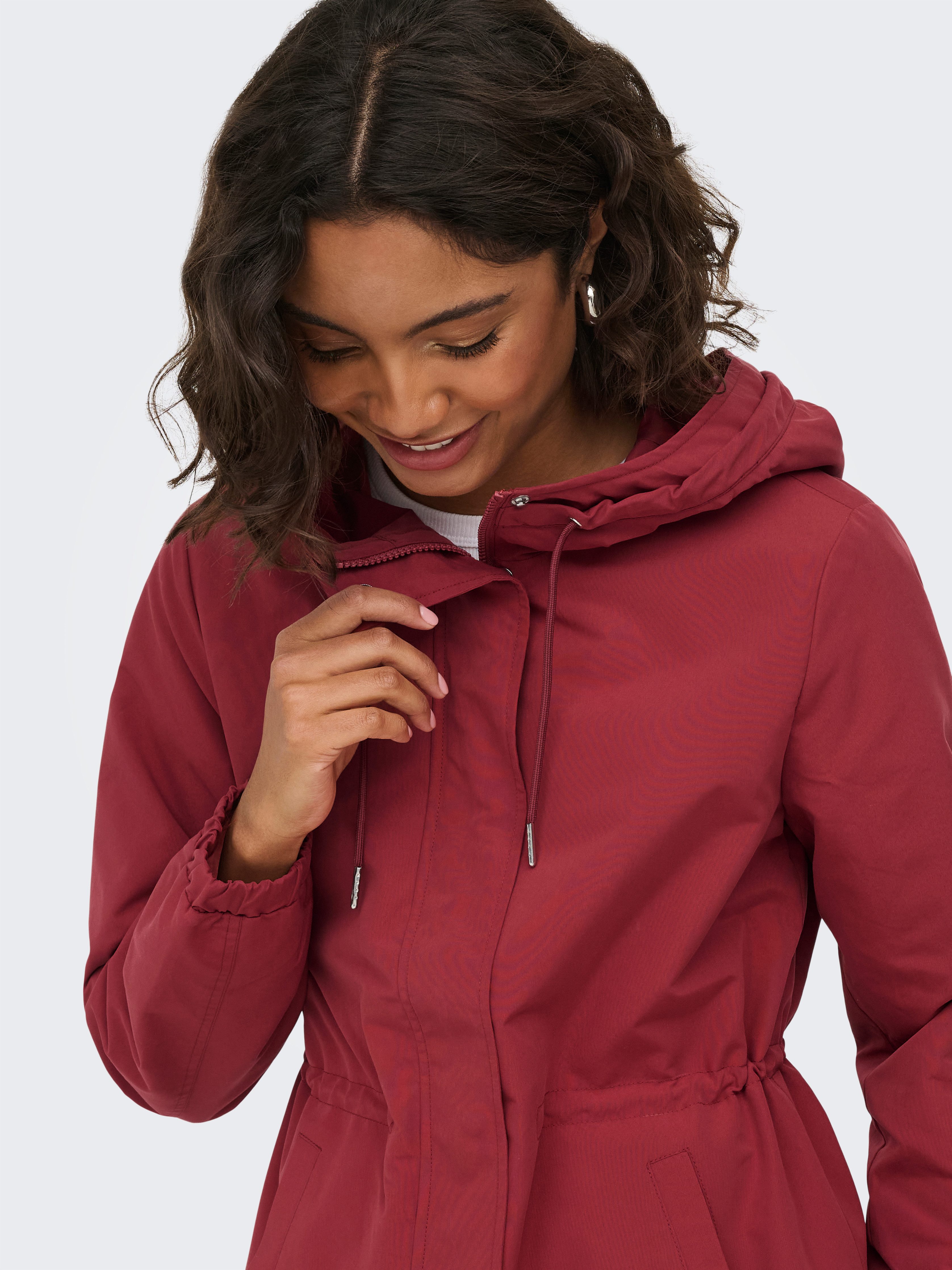 ONLY Parka ONLASTA LIFE STRING PARKA OTW Kunstfaser