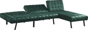 ATLANTIC home collection 2-Sitzer Pierre, Schlafsofa, mit 3-stufiger Rasterfunktion, mit Wellenunterfederung