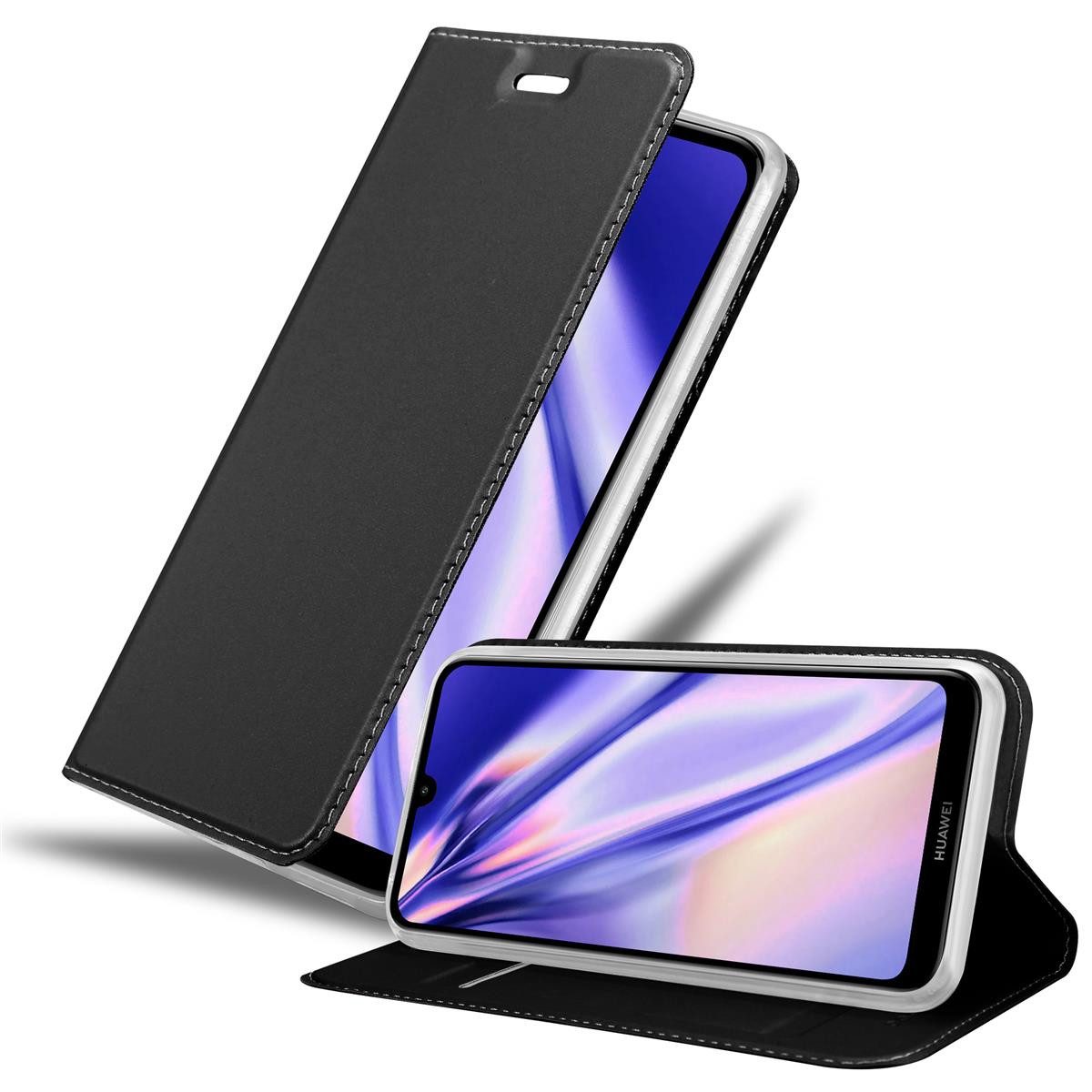 Cadorabo Handyhülle für Huawei Y7 2019 / Y7 PRIME 2019 Hülle Huawei Y7 2019 / Y7 PRIME 2019, Schutzhülle Hülle mit Standfunktion, Magnetverschluss und Kartenfach