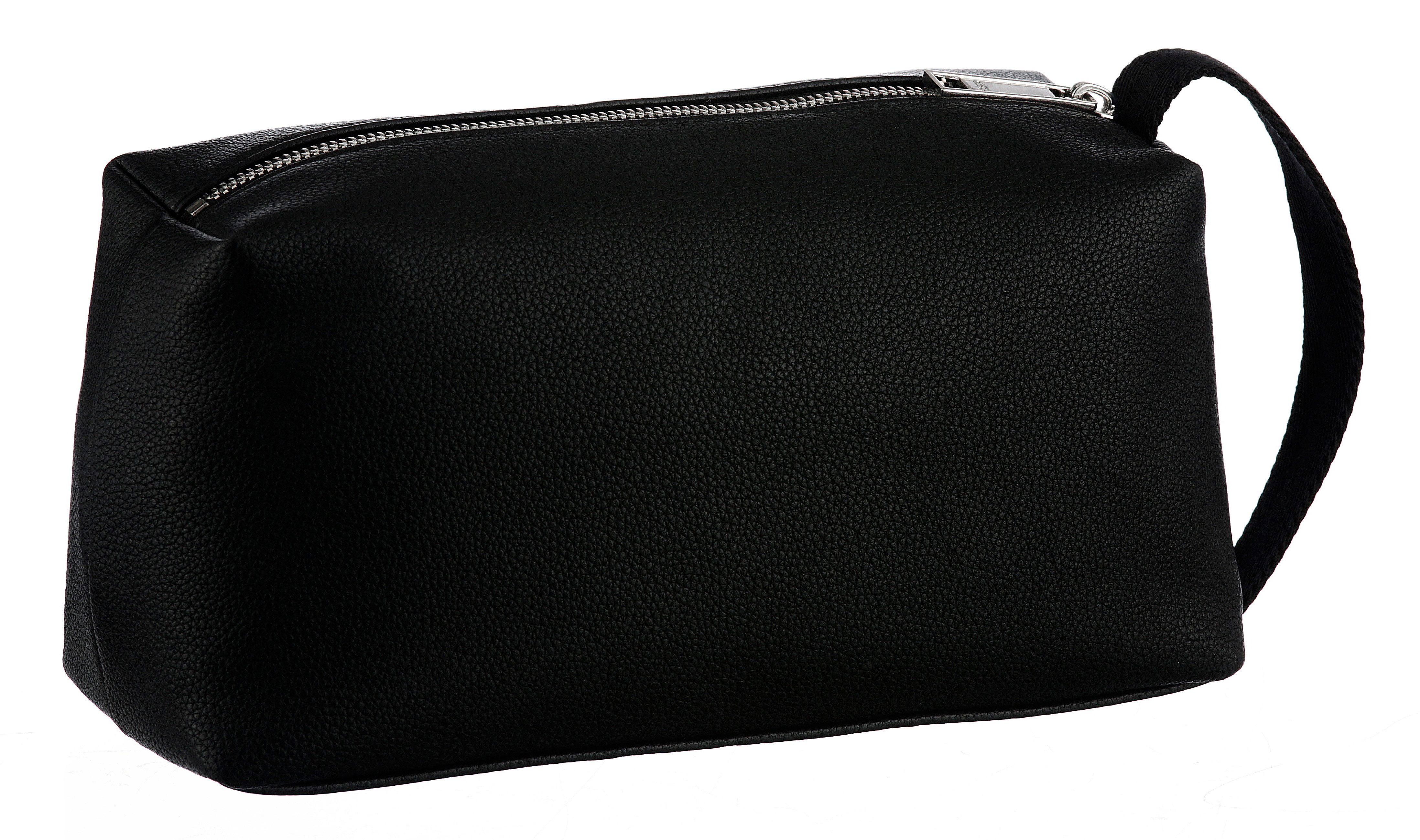 BOSS Kulturbeutel Ray_Washbag N., Herren Kosmetiktasche, Toilettentasche, Minibag mit Label