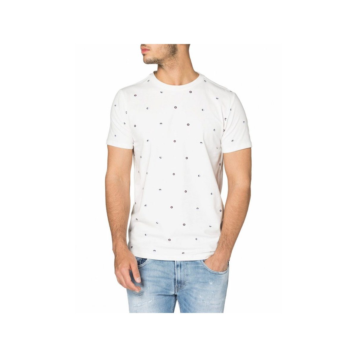 Garcia T-Shirt weiß regular fit (1-tlg)