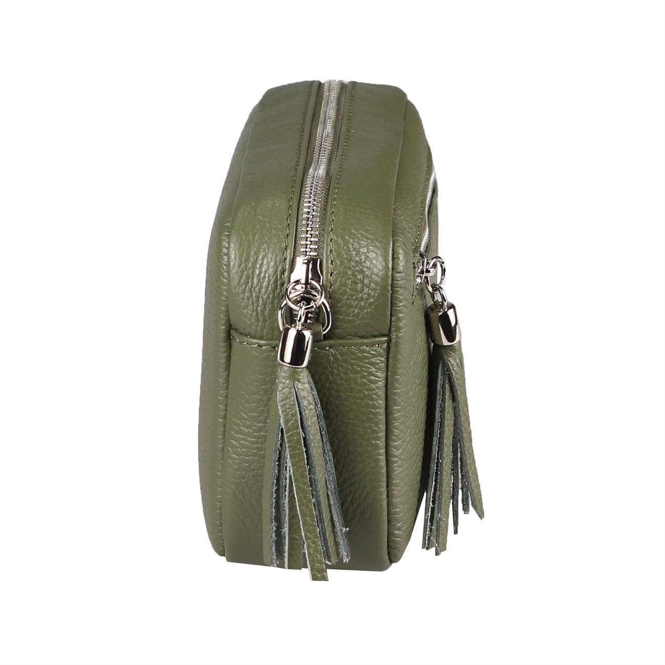 ITALYSHOP24 Schultertasche Made in Italy Damen Leder Tasche CrossOver, als günstig online kaufen
