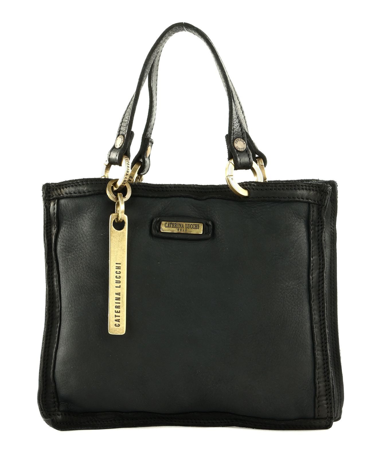 Caterina Lucchi Umhängetasche Crossbody Bag, aus echtem Kalbsleder
