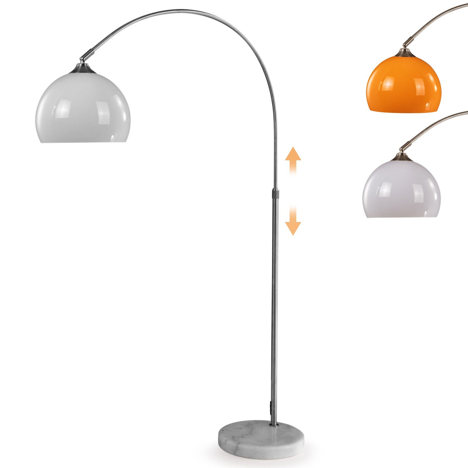 Jago Bogenlampen Bogenleuchte - Höhenverstellbar, 145-220/130-180 günstig online kaufen