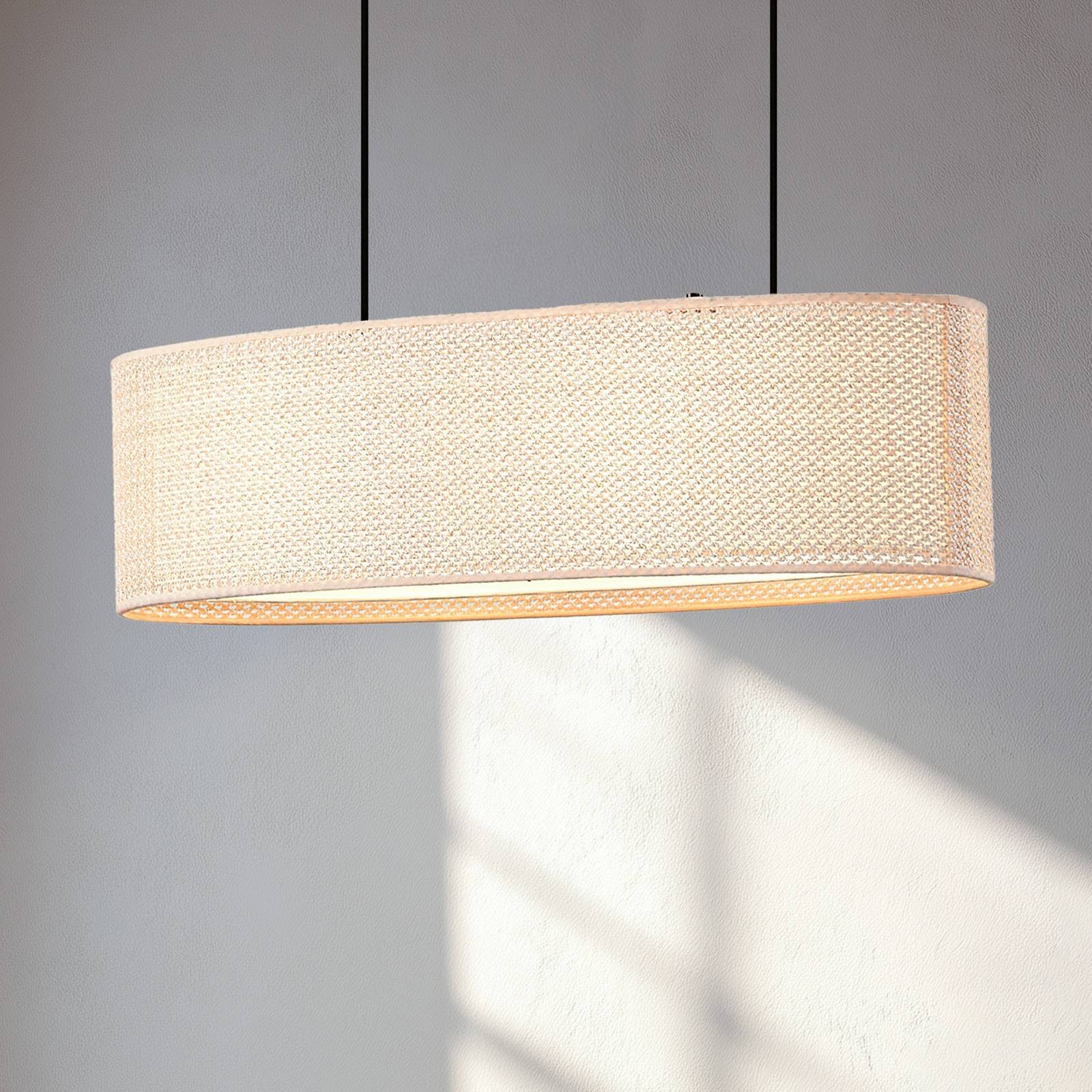 Lindby Hängeleuchte Soula, Kunststoff Creme IP20, 2 x 15 W LED günstig online kaufen