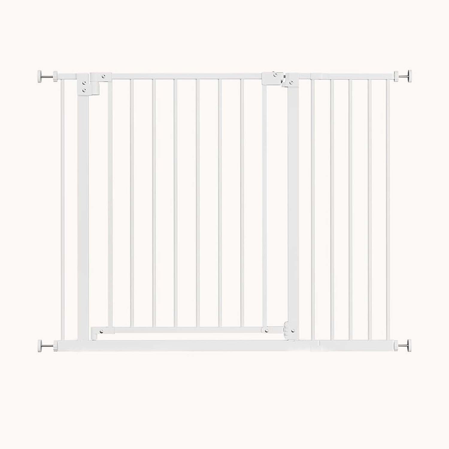 Woltu Treppenschutzgitter (1 St), Auto-Close Türschutzgitter beidseitig schwenkbar 75-107cm