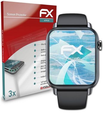 atFoliX Schutzfolie Displayschutzfolie für Levowatch DOITX2, (3 Folien), Ultraklar und flexibel