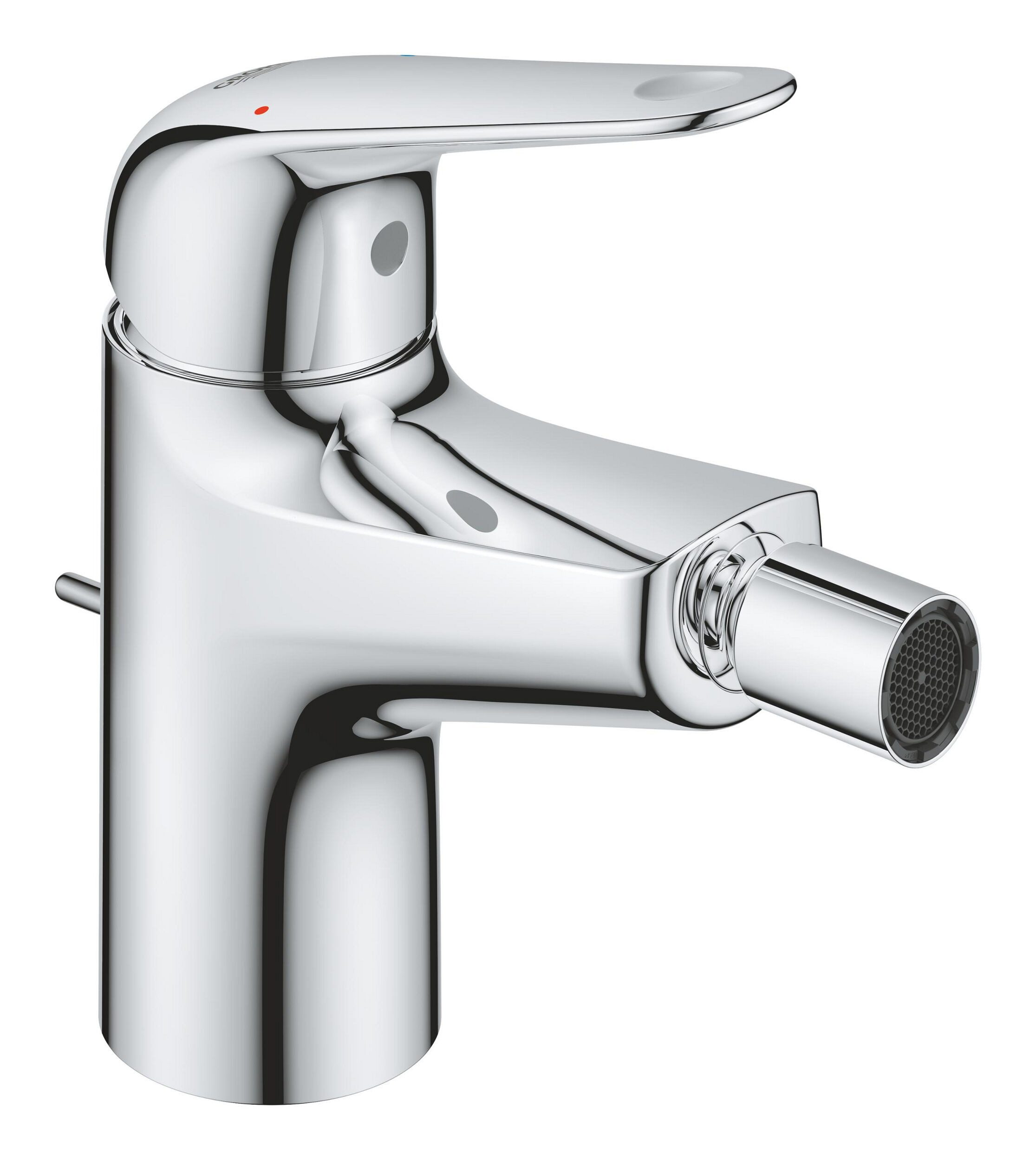 Grohe Bidetarmatur Swift Einhand-Bidetbatterie mit Zugstangen-Ablaufgarnitur - Chrom