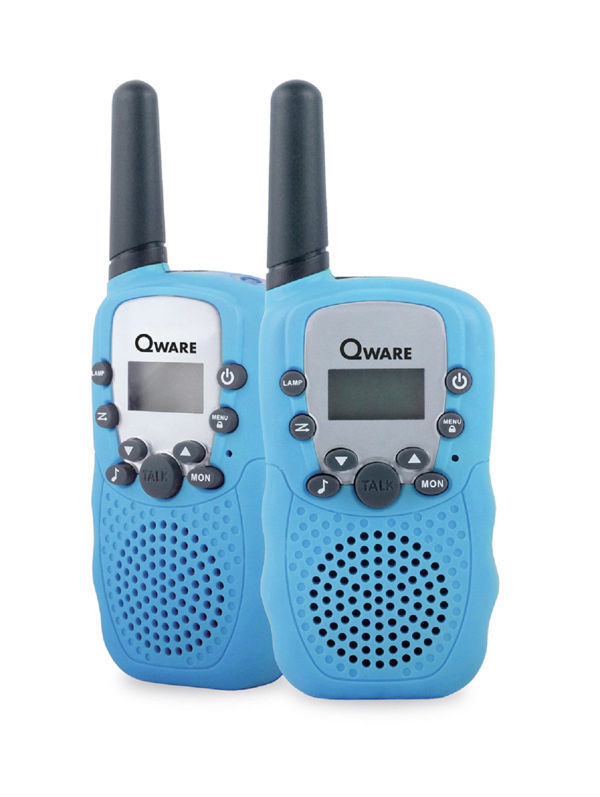 Walkie Talkie Walkie-Talkie Set – 3 km Reichweite, 10 Kanäle & Taschenlampe Blau