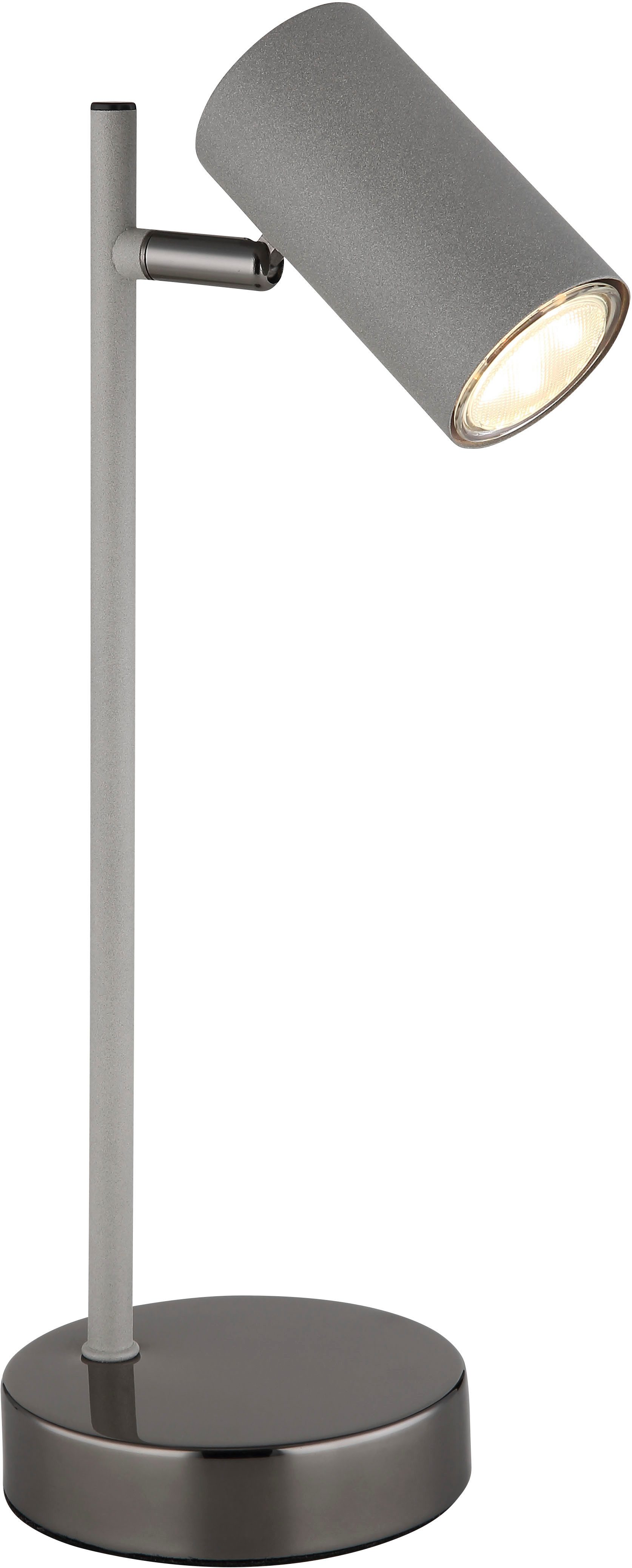 GLOBO LIGHTING Tischleuchte ROBBY, ohne Leuchtmittel, Tischlampe, GU10 Fassung, Wohnzimmer, Schlafzimmer
