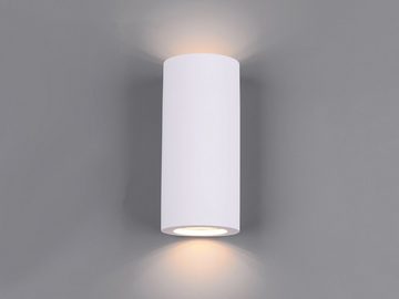 meineWunschleuchte LED Wandleuchte, LED wechselbar, warmweiß, innen Wandbeleuchtung minimalistisch Updown Wandstrahler zweiflammig