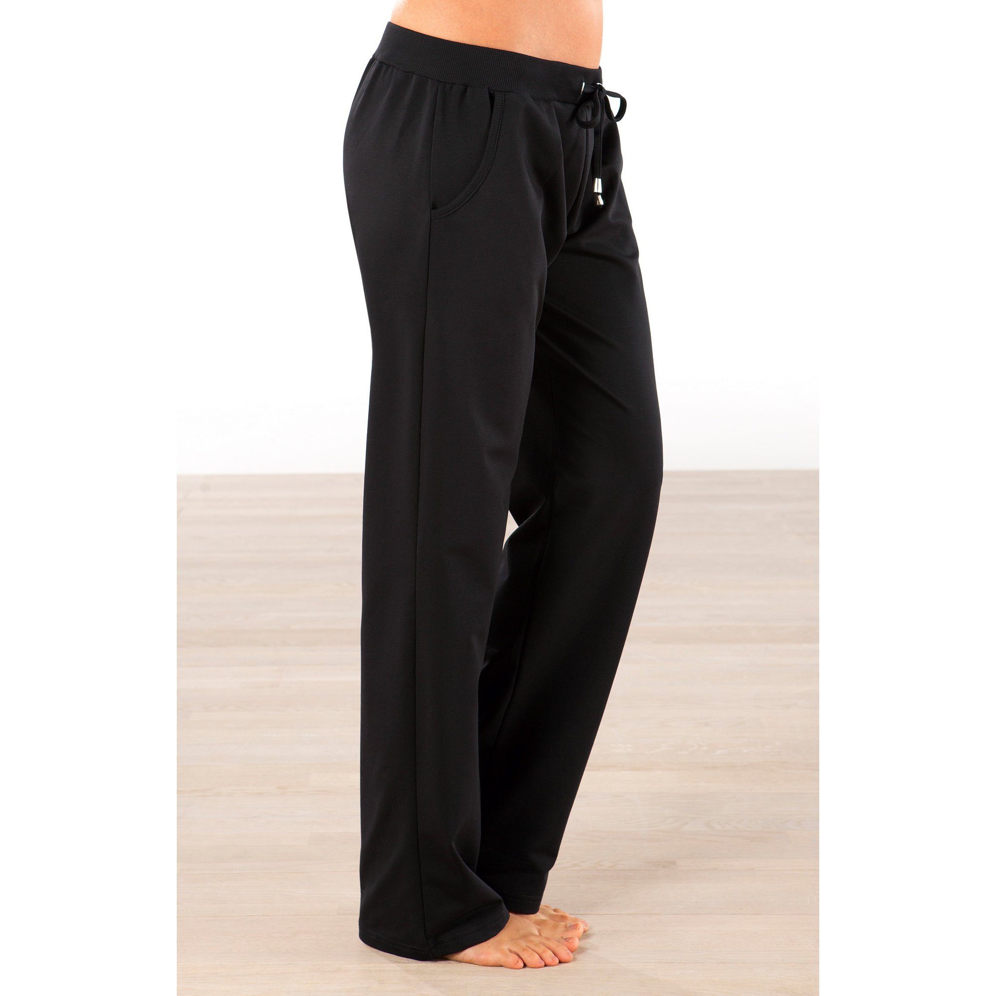 Erwin Müller Jogginghose Damen-Freizeithose, lang Uni