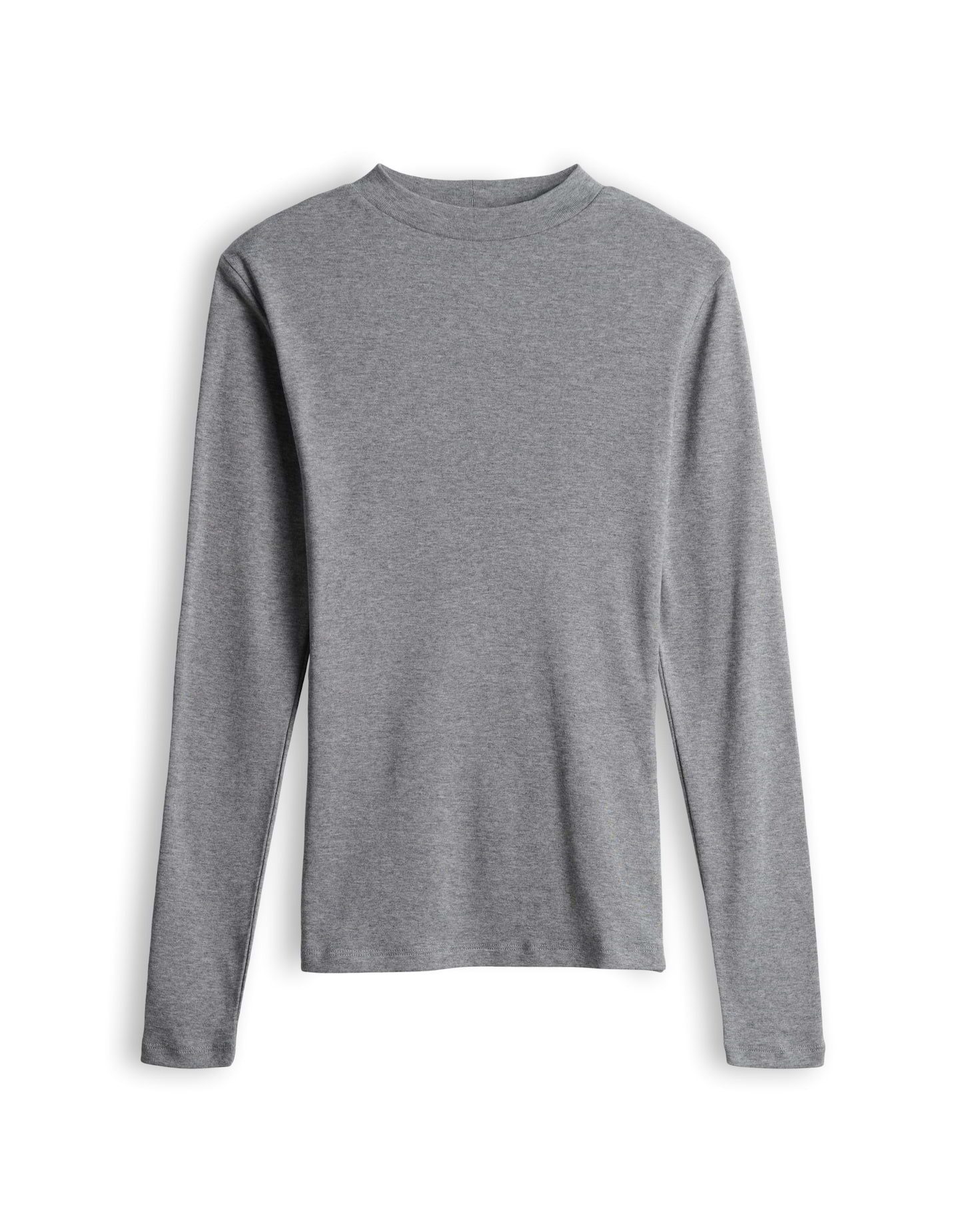 OPUS Longsleeve Sylivia aus weichem Jersey Figurbetonter Schnitt mit kleinem Stehkragen – Bild 2 von 5