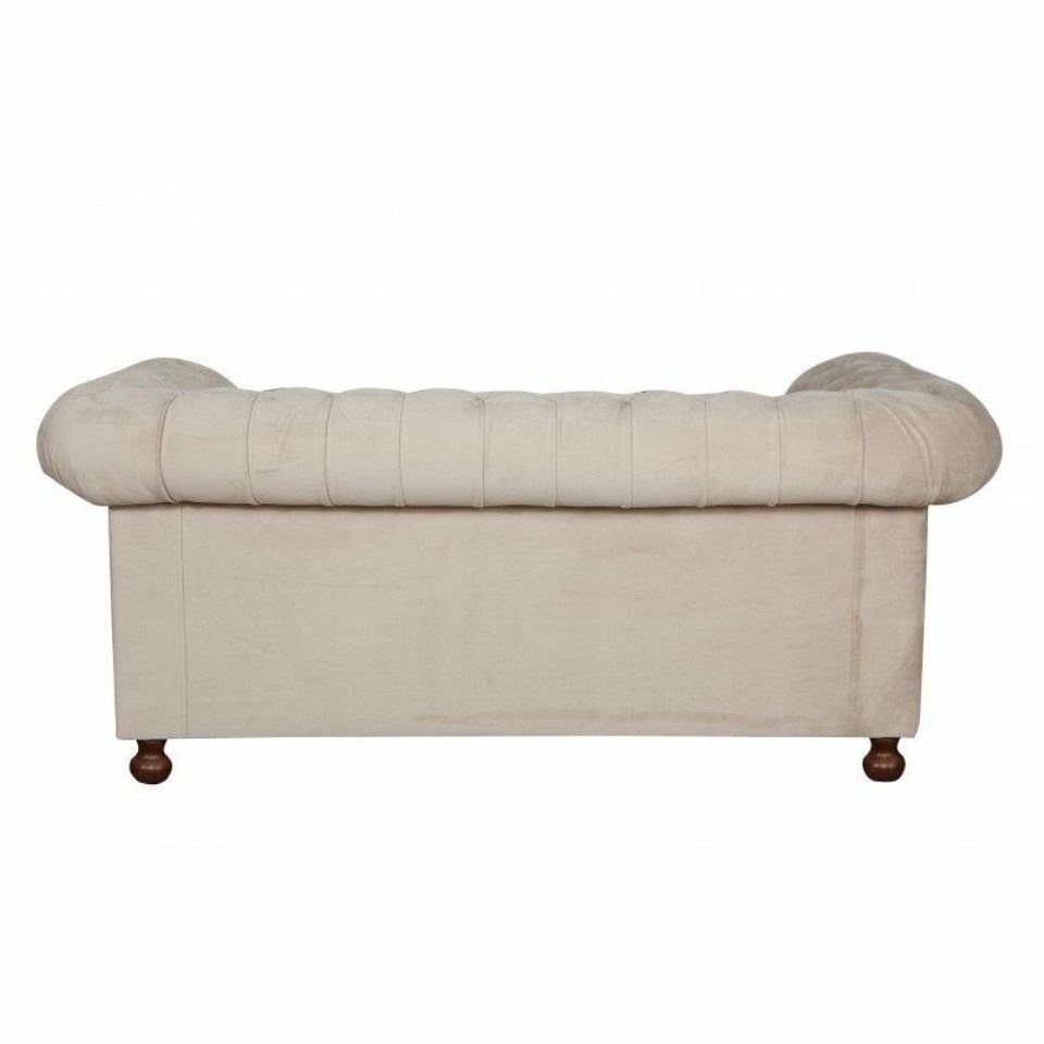 Made Sofagarnitur Weiße Design Chesterfield Couch in Neu, 3+2+1 JVmoebel Polstermöbel Beige Europe Sofa