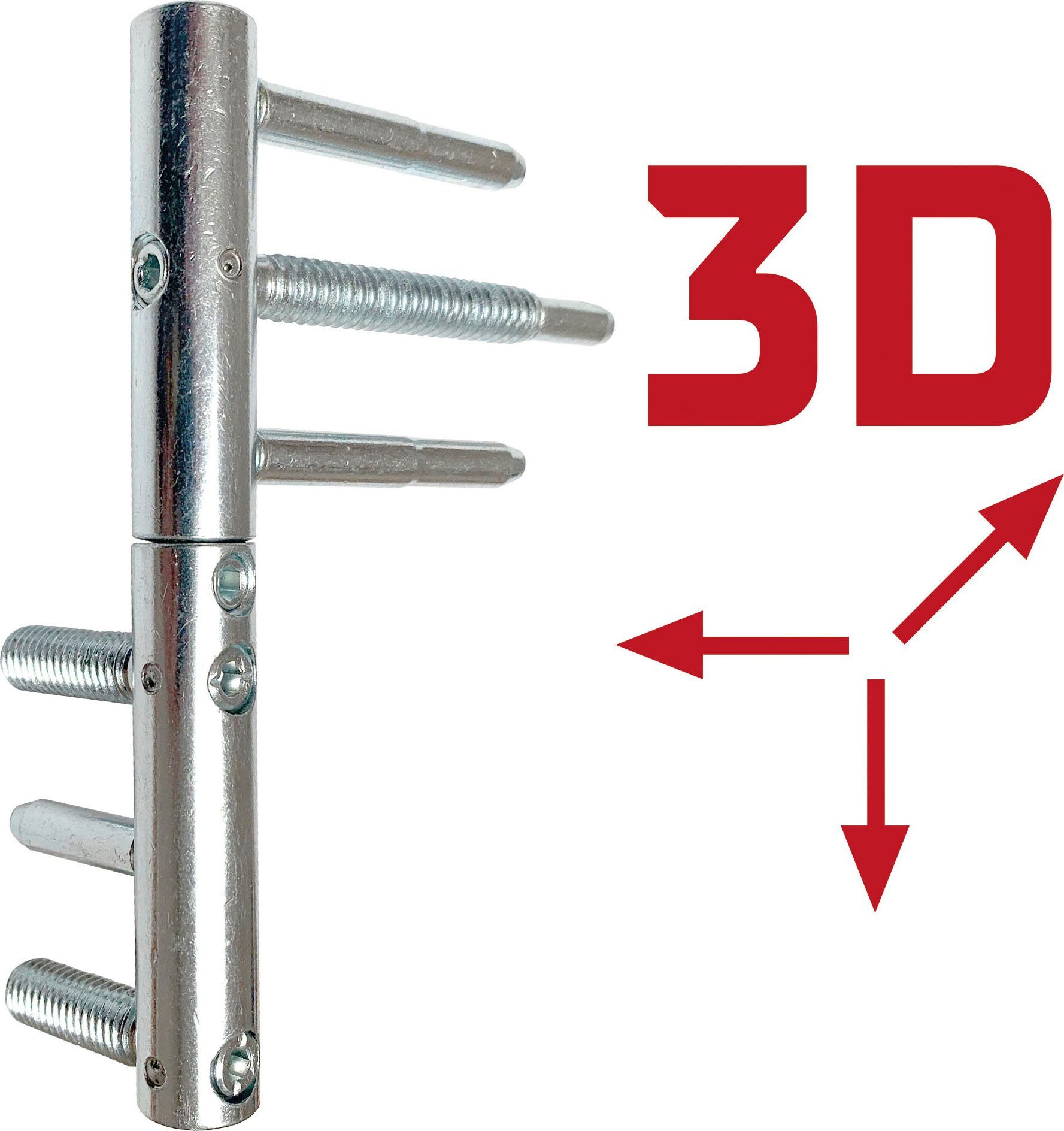 Verglasung, Prime ZADAR Türrahmen mit (Set), Haustür mit & 3-fach einbruchhemmend wärmegedämmt, nussbaum RC2 SplenDoor