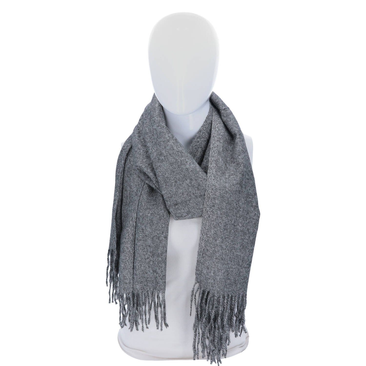 Antonio Strickschal Antonio Winterschal Soft Cashmera Melange schwarz günstig online kaufen