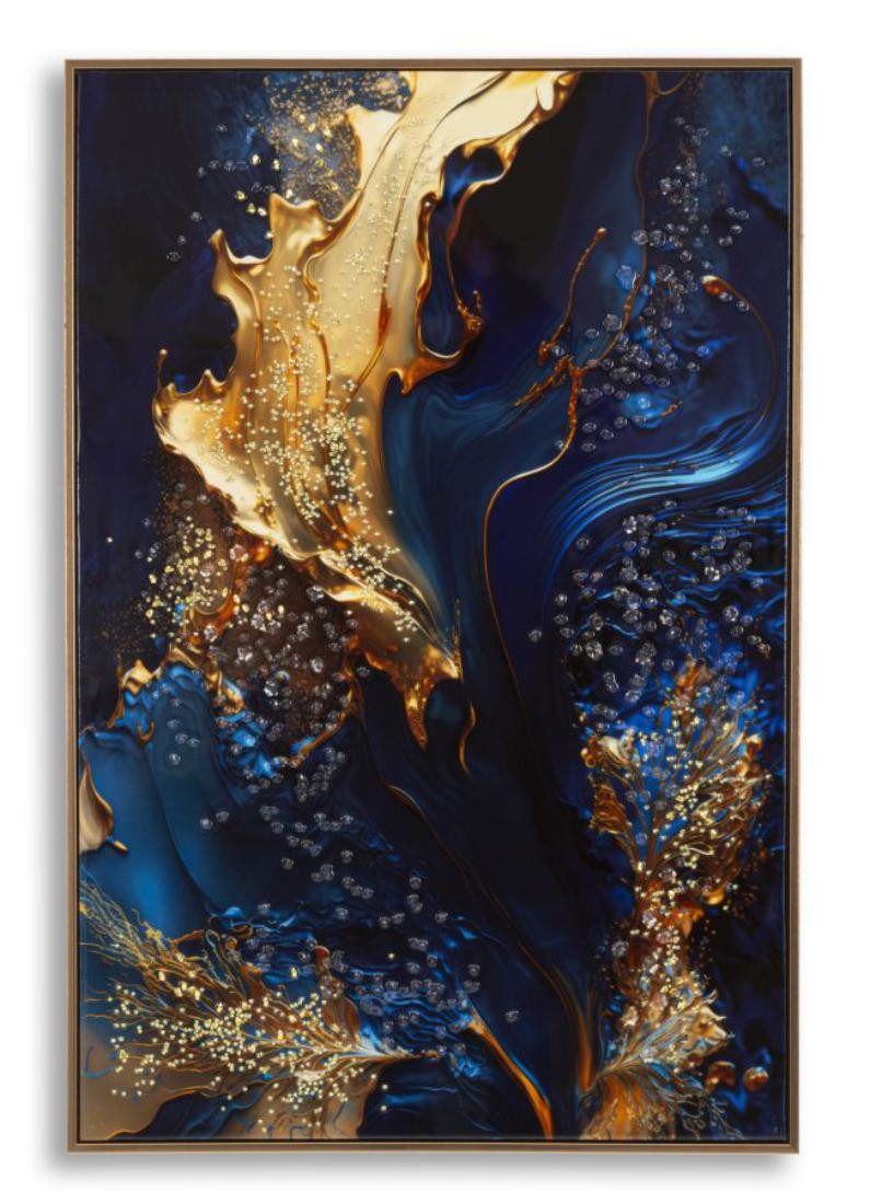 Mauro Ferretti Wandbild Stampa Wandbild 60 x 90 x 4 cm Pinie Metall Canvas Mehrfarbig