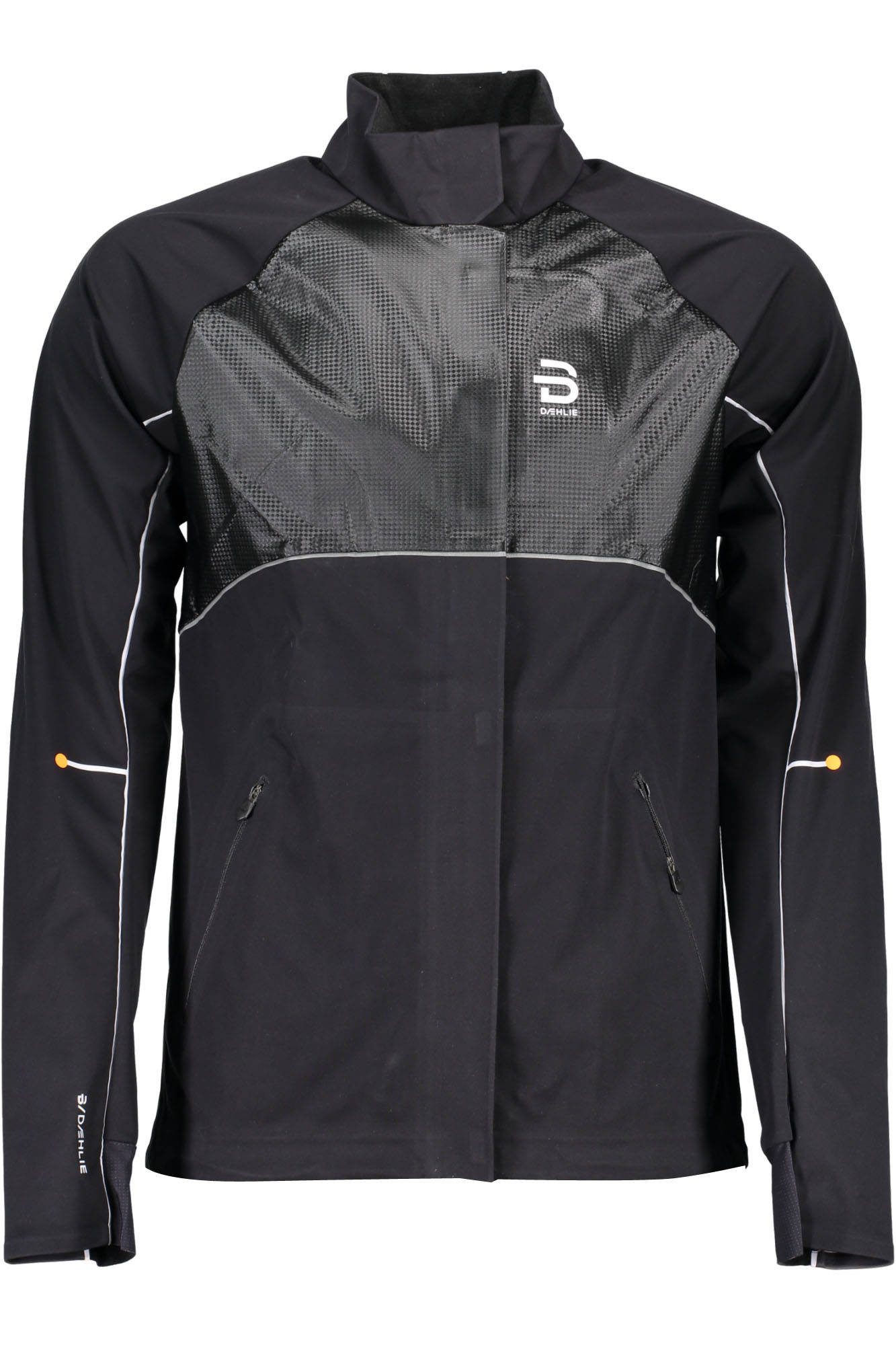 Björn Daehlie Outdoorjacke Herren Sportjacke Schwarz mit Reißverschluss, Taschen & Details