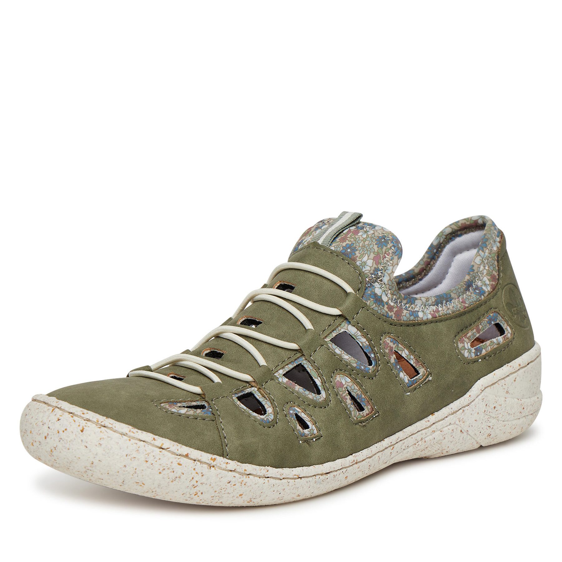 Rieker Rieker Damen-Sneaker, niedrig, Grün, 54551-52 Stiefel