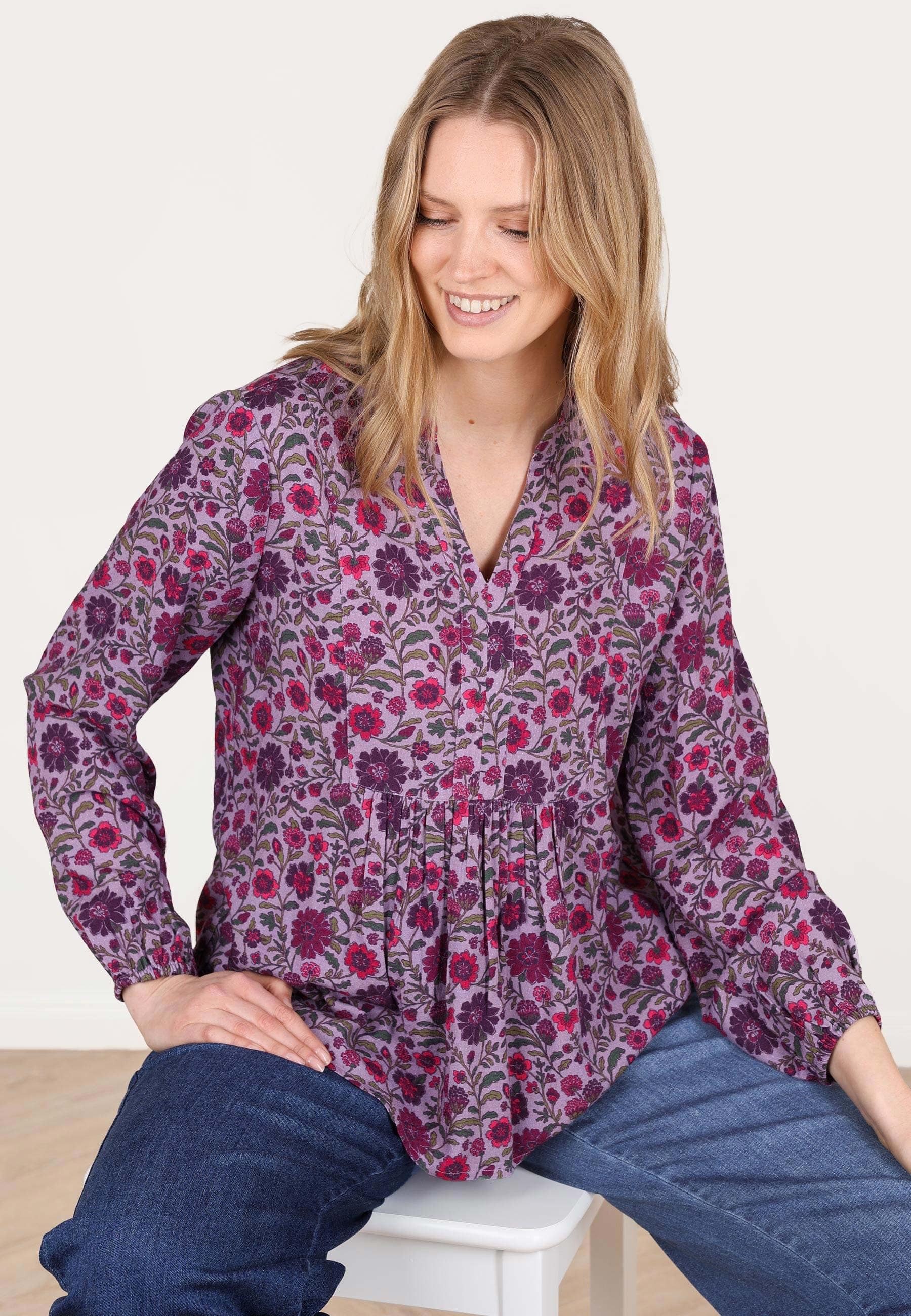 Sorgenfri Sylt Klassische Bluse Savanna
