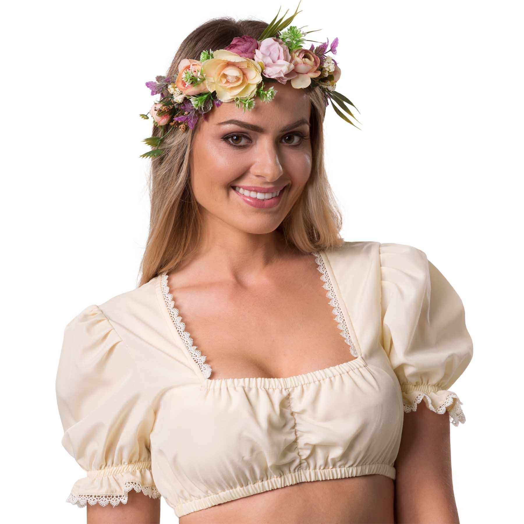 dressforfun Haarband Blumenkranz Alpenglühen, 1-tlg.