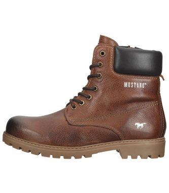 MUSTANG Stiefelette Leder Schnürstiefelette