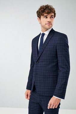 Next Baukastensakko Anzug mit Karomuster: Skinny Fit Sakko (1-tlg)