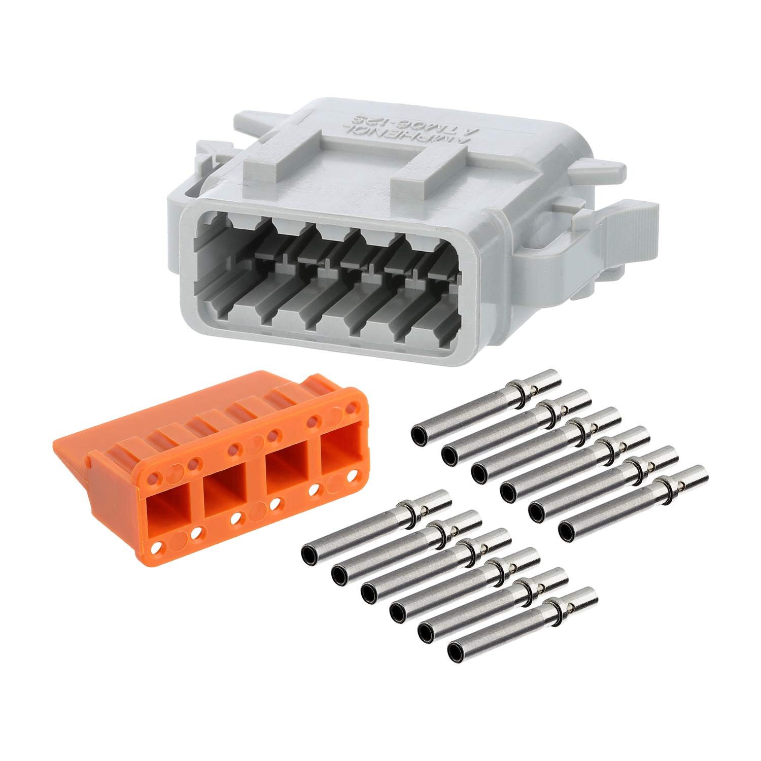 Amphenol DIN-Stecker Titel:AS-12SF 107 SET-Kabeldose ATM-Serie Buchse, Kodierung A, 12-pol, Keine Verpackungseinheiten, Kein Mindestauftragswert
