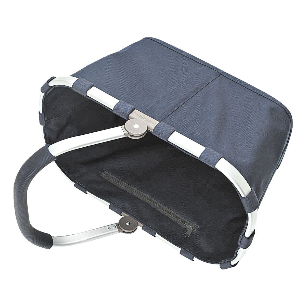 REISENTHEL® Einkaufskorb carrybag Reißverschluss zusammenklappbar, dunkelblau Innentasche mit navy