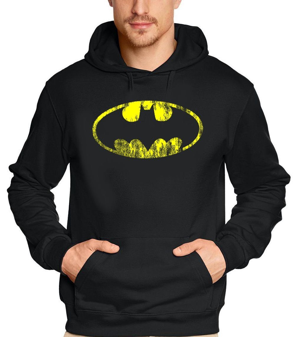 Batman Hoodie »BATMAN HOODIE Sweatshirt mit Kapuzen Erwachsene +  Jugendliche Schwarz« online kaufen | OTTO