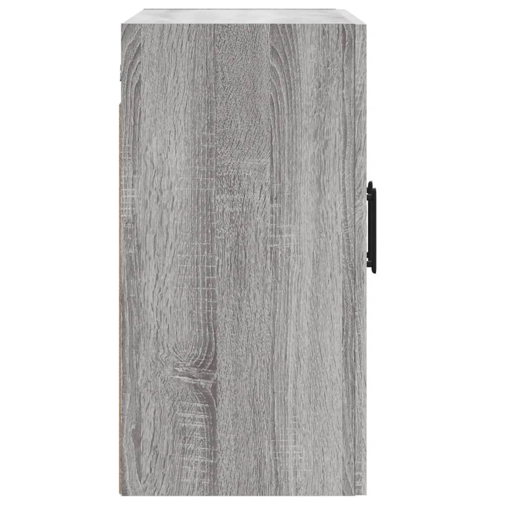 vidaXL Fächerschrank Wandschrank Sonoma (1-St) Holzwerkstoff 60x31x60 Grau cm