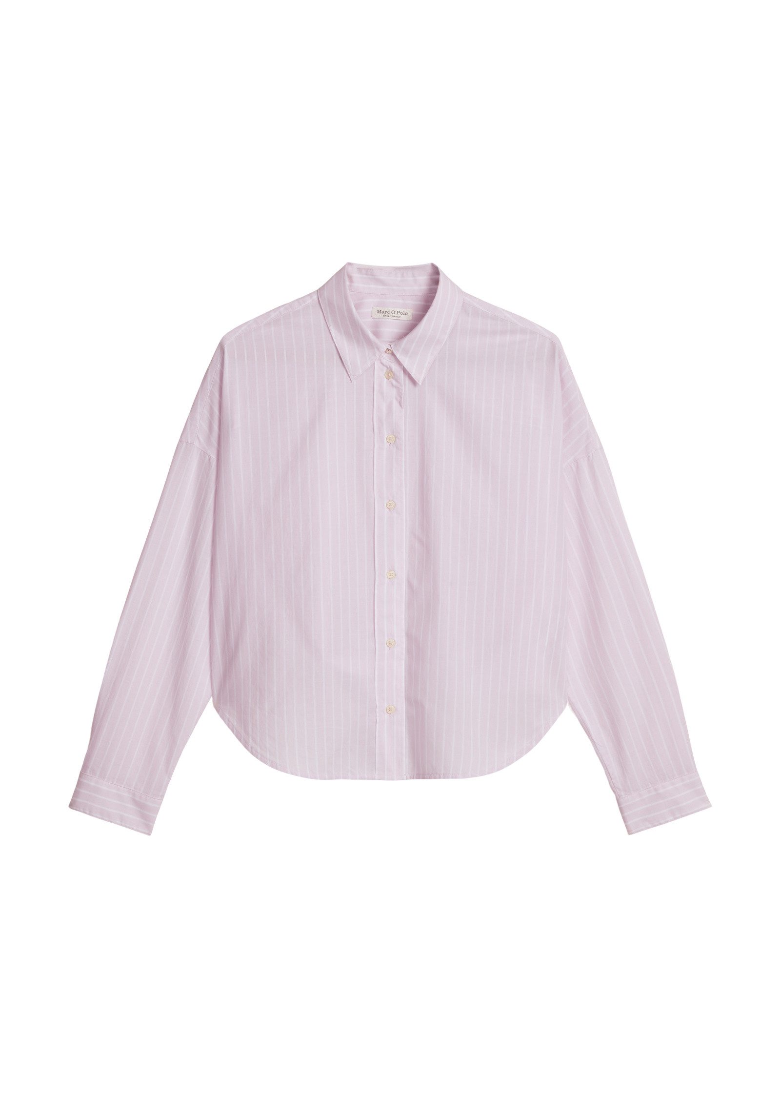 Langarmbluse aus Baumwoll-Chambray