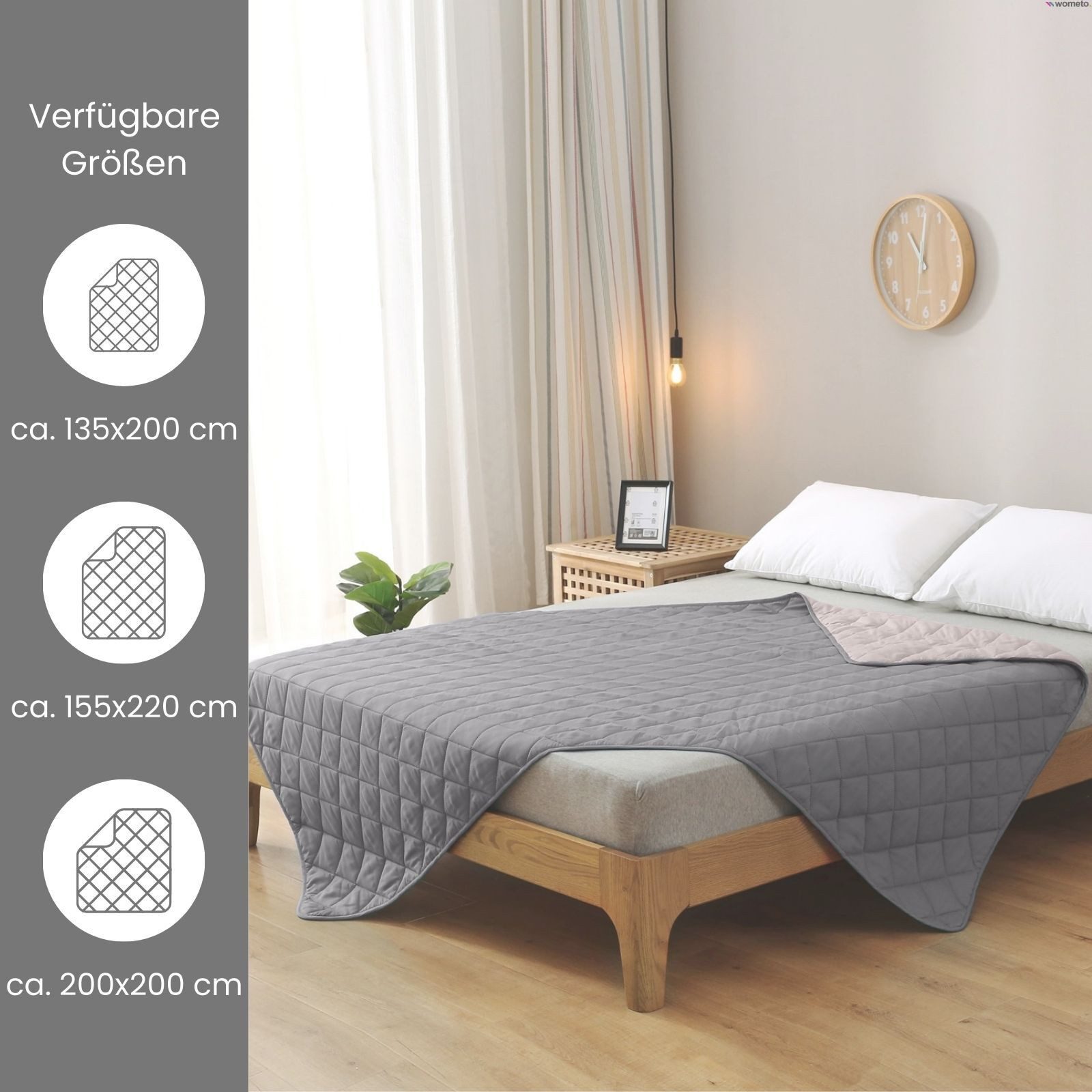 wometo Microfaserbettdecke Camping, 3 Deckengrößen, OEKO-TEX®, leichte Zude günstig online kaufen