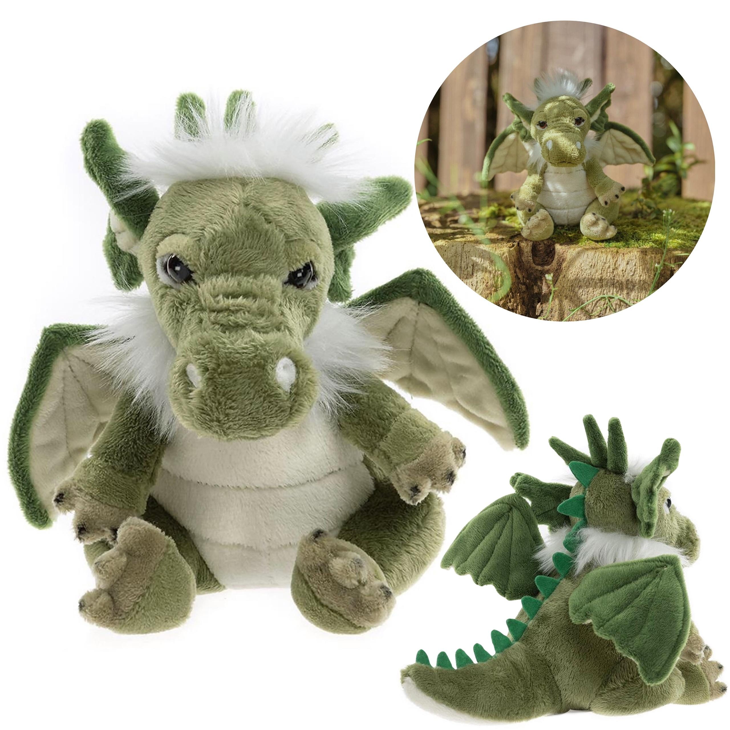 Kuscheltier Charlie Bears Signals Drachen-Maskottchen, Cuddle Cubs Serie, 13cm