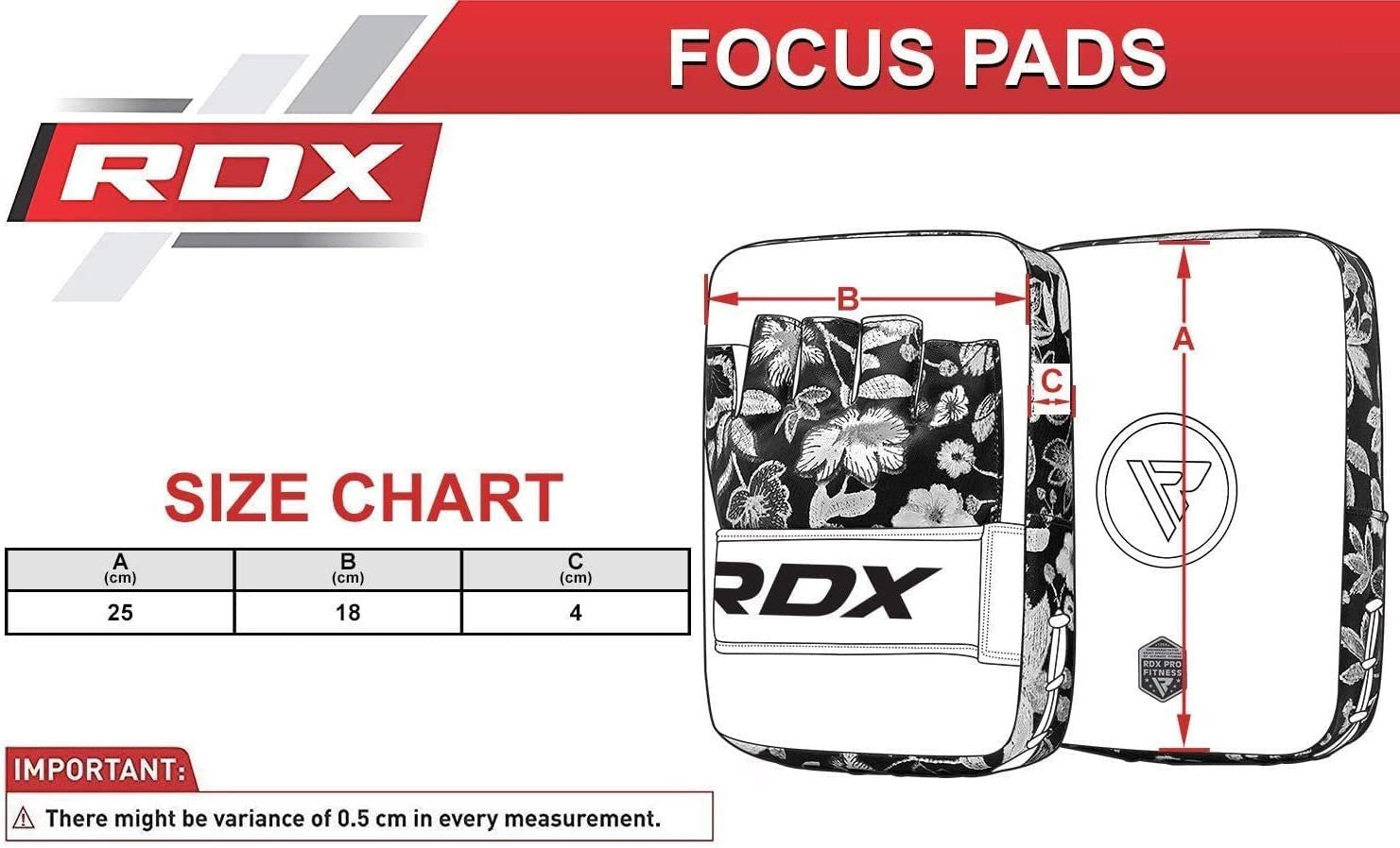 RDX Sports Pratze RDX Frauen Boxen Pads Training Fokus Mitts Haken & Jab Ziel Pad MMA