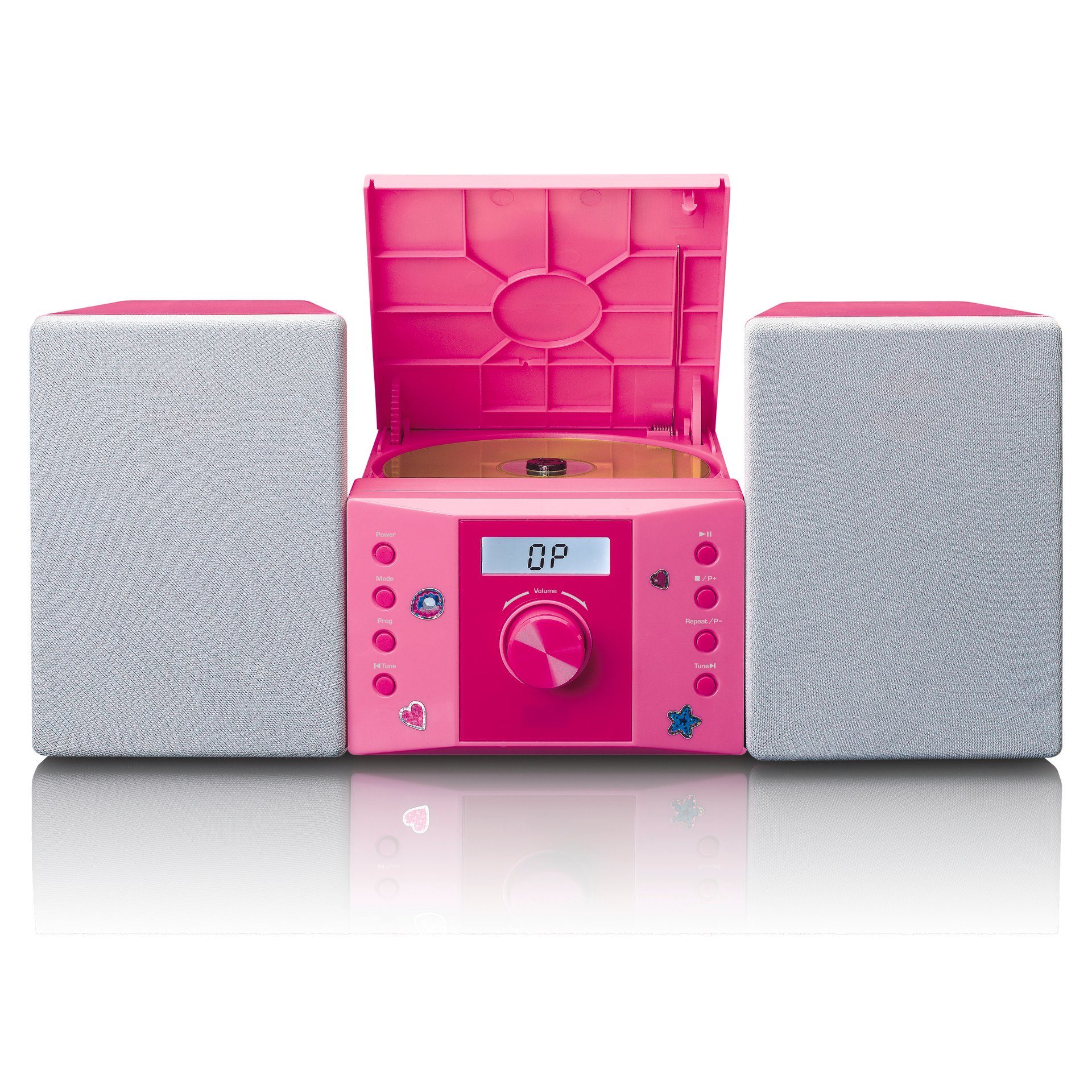 Stereoanlage Pink MC-013PK Stereoanlage Lenco (FM-Tuner) -