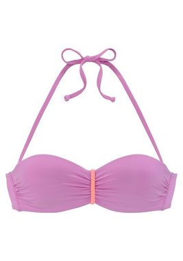 Venice Beach Bügel-Bandeau-Bikini-Top Anna, mit geflochtenen Details