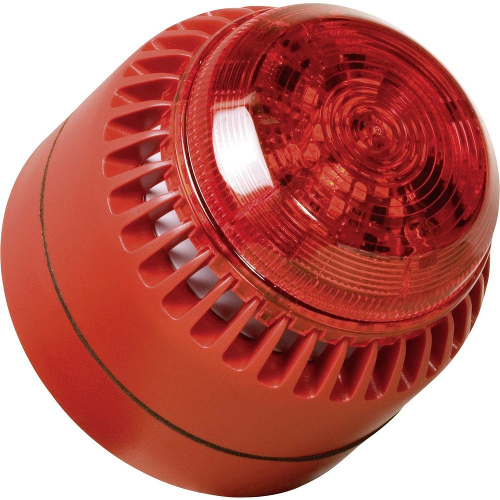 Sensor ComPro Kombi-Signalgeber ROLP Solista Beacon Rot Dauerton 12 V/DC, 24