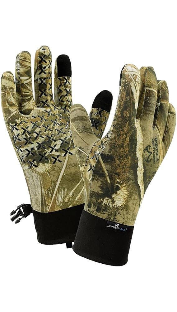 Multisporthandschuhe Handschuhe StretchFit (wasserdicht, atmungsaktiv) camogrün - 1 Paar