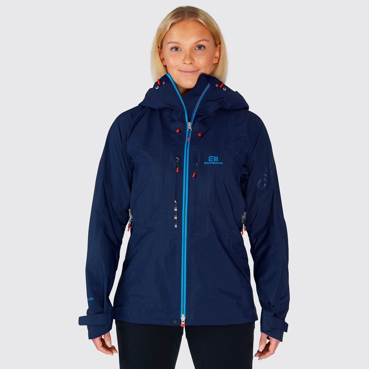 Elevenate Skijacke Women Free Tour Shell Jacket Leichte, wasserdichte Skitourenjacke mit verstellbarer Kapuze und